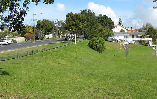 bank and a portion of the sports field following extensive repair and renovation