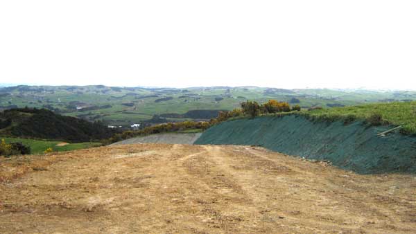 erosion control hydromulching very steep inclin