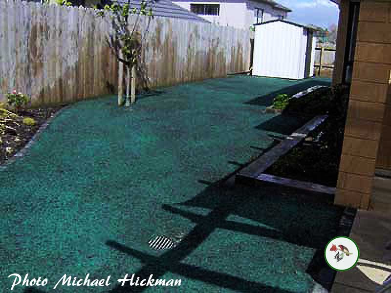 hydromulched